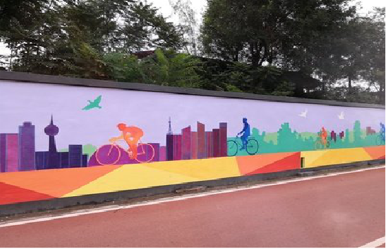 福泉墙体彩绘-围墙