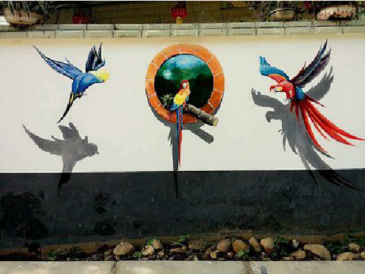 福泉视觉错位-3D墙绘设计