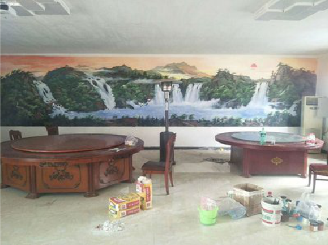 福泉墙绘-写实风景