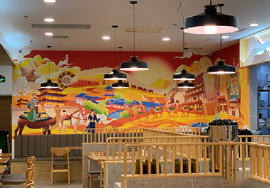 福泉商业空间彩绘介绍。