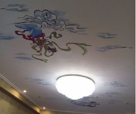 福泉如何快速绘制天花板上的手绘墙？