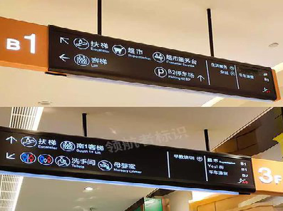 福泉如何通过商场标识牌引导客流分布？