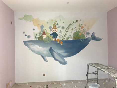 福泉手绘墙的特点及优势。